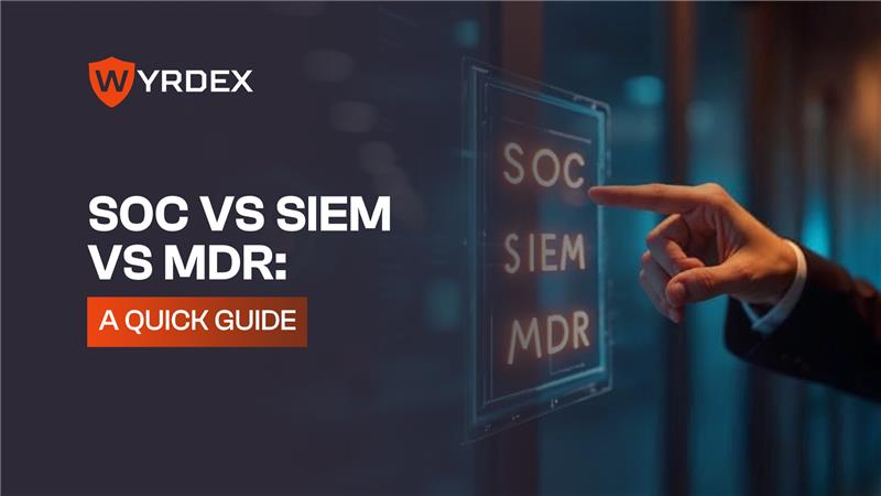 SOC vs. SIEM vs. MDR: Understanding Your Security Operations Options